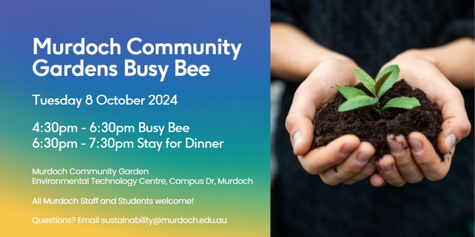 Banner image for Murdoch Community Gardens Busy Bee and Dinner