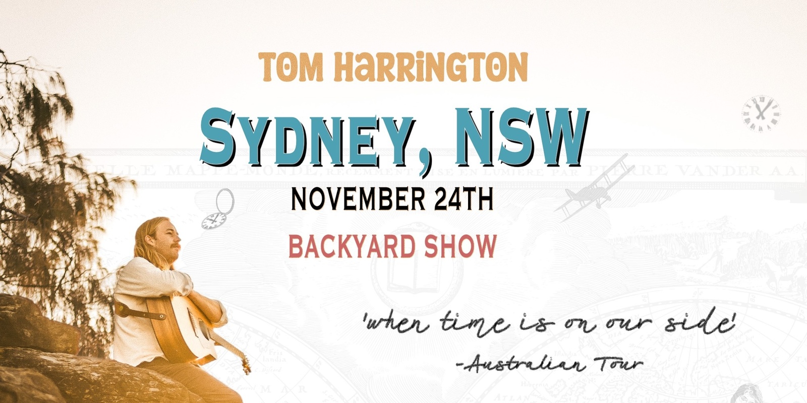 Banner image for Tom Harrington - Sydney (backyard show)