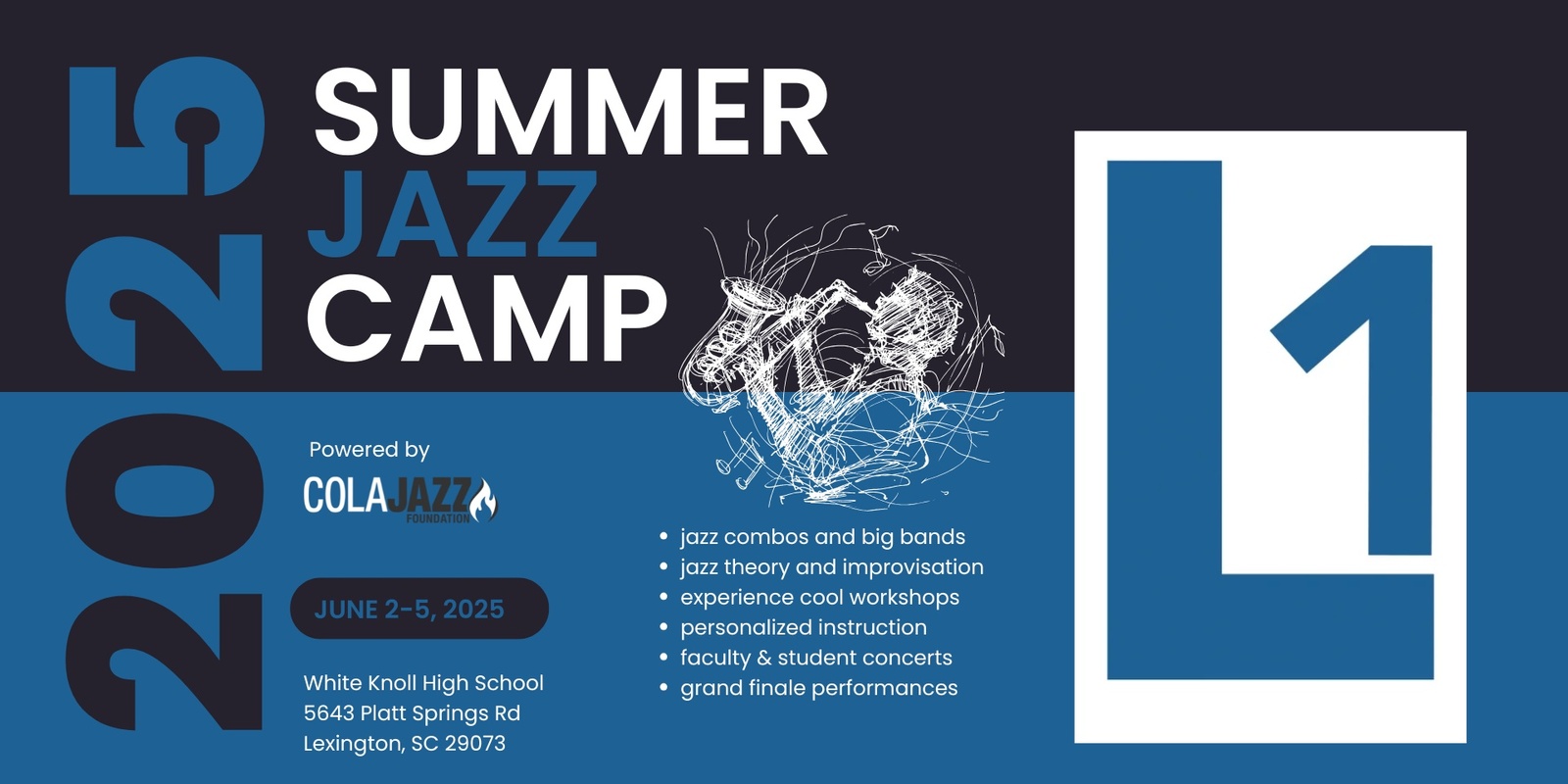 Banner image for 2025 White Knoll High School Jazz Camp