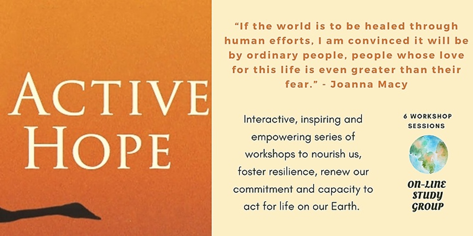 Banner image for Active Hope Study Group (6-weeks online) Earthsong