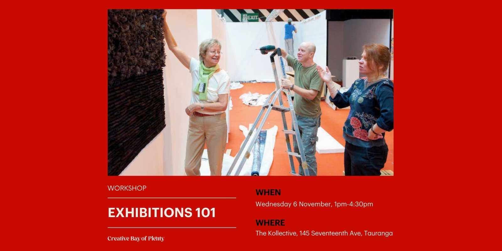 Banner image for Exhibitions 101 Workshop