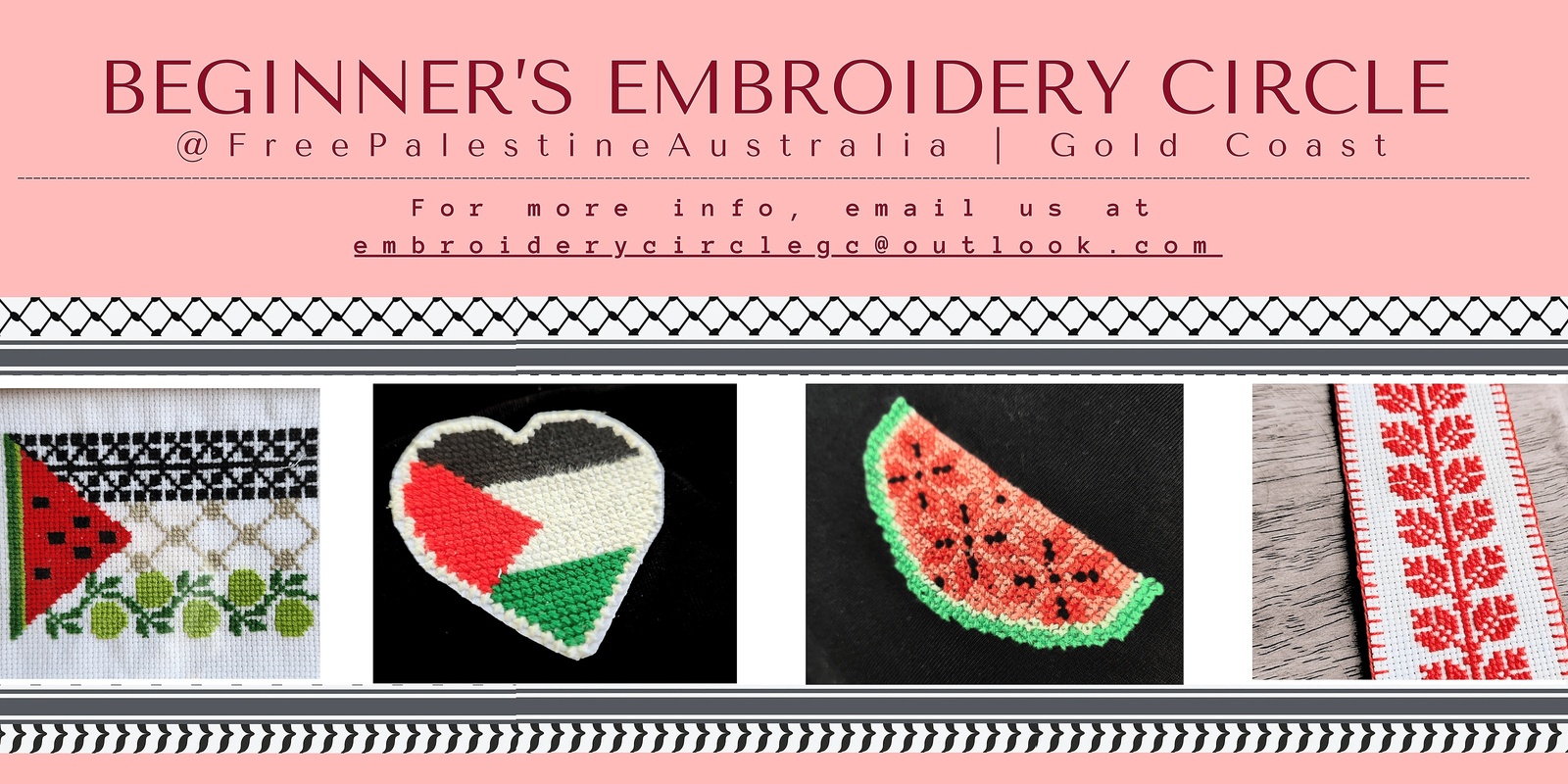 Banner image for Beginner's Embroidery Circle - Kombumerri Country/Gold Coast