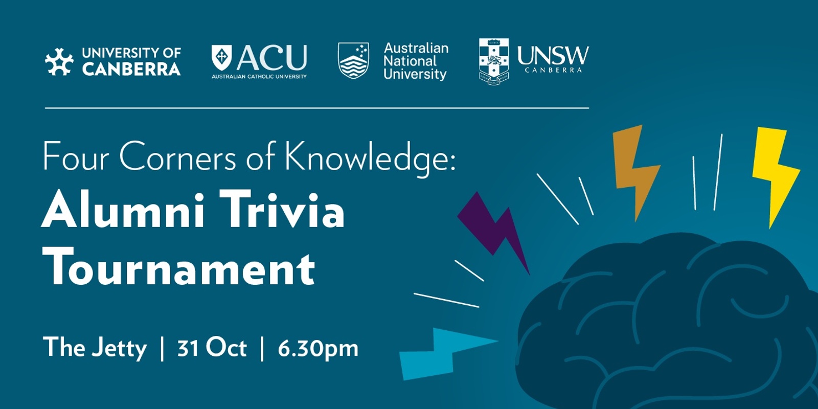 Banner image for Four Corners of Knowledge: Alumni Trivia Tournament 