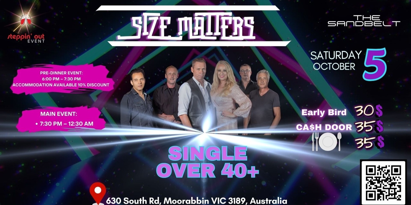 Banner image for Social Singles over 40 of Melbourne | Live Music | Discount Dinner and Accommodation Deals | Hosted | Fun Relaxed Safe Social Door Prizes 