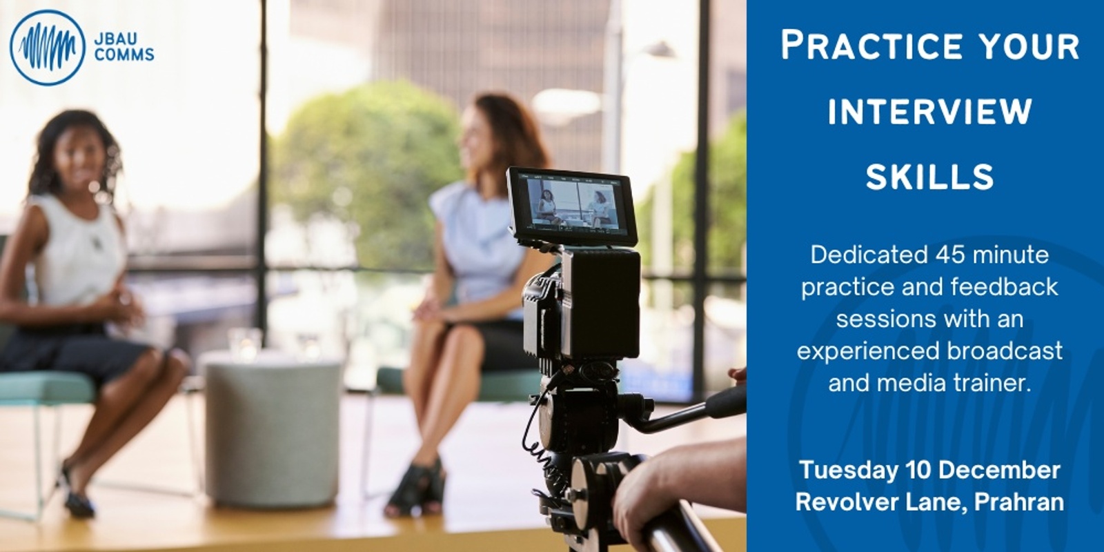 Banner image for Video interview practice sessions (45 minutes) - Melbourne