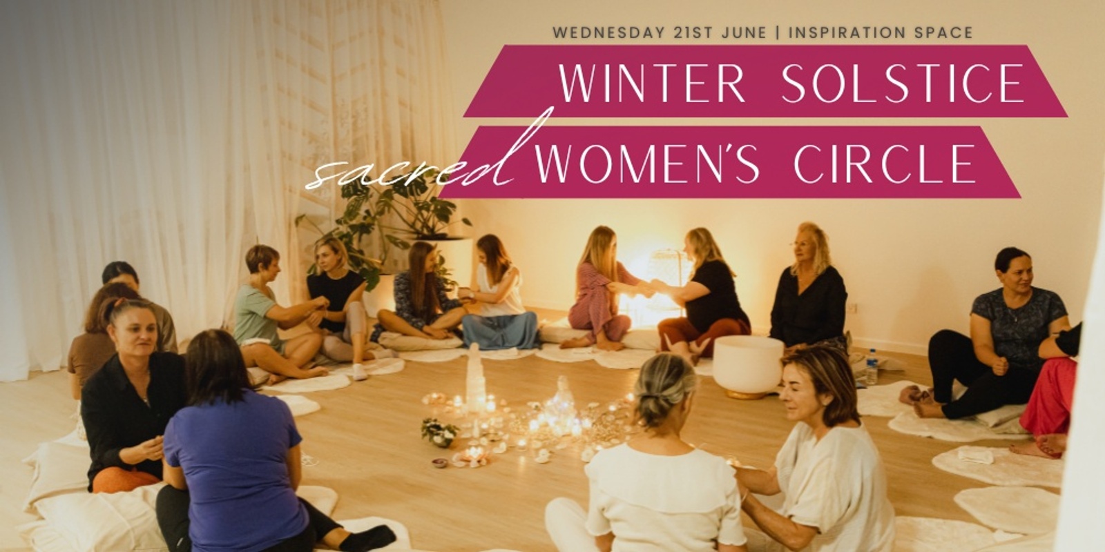 Banner image for Wednesday Tasters – A Sampler for the Soul | Winter Solstice Women's Circle (event by donation)