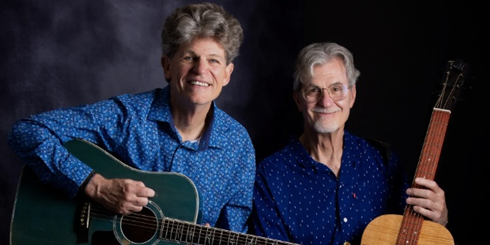 Banner image for Woomer & Whitaker – Dynamic, High-Spirited Acoustic Duo Blending Bluegrass, Folk, Swing, and Originals