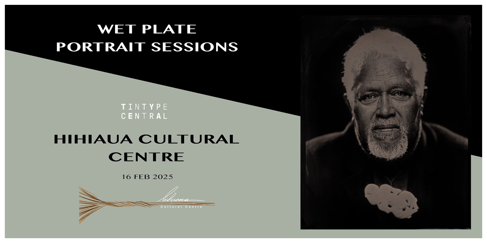 Banner image for Hihiaua Cultural Centre: Wet Plate Portrait Sessions