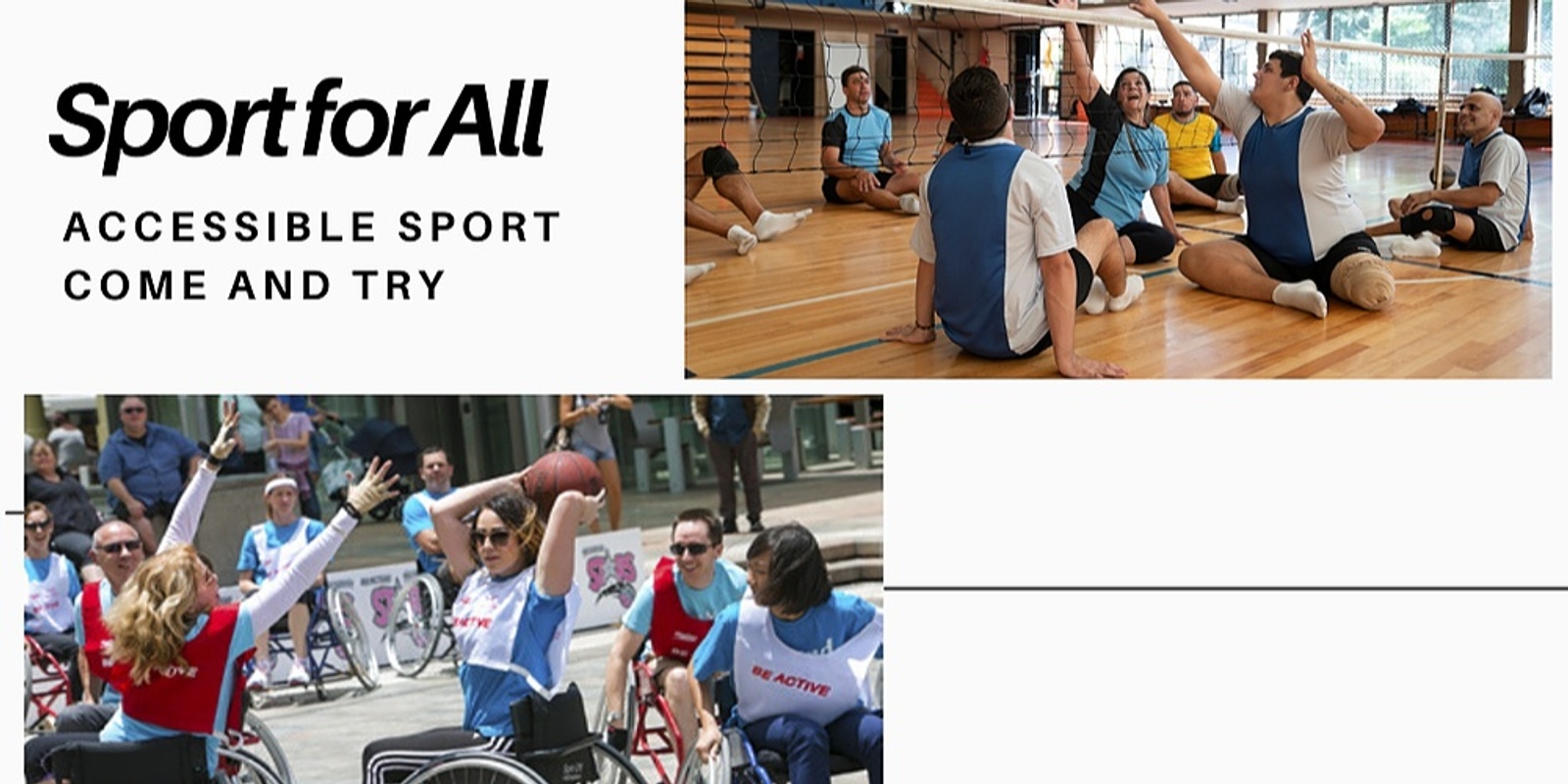 Banner image for Sports for All - Accessible Sport Come and Try