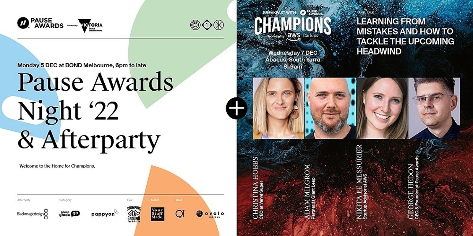Banner image for Pause Awards Night 2022 & Afterparty