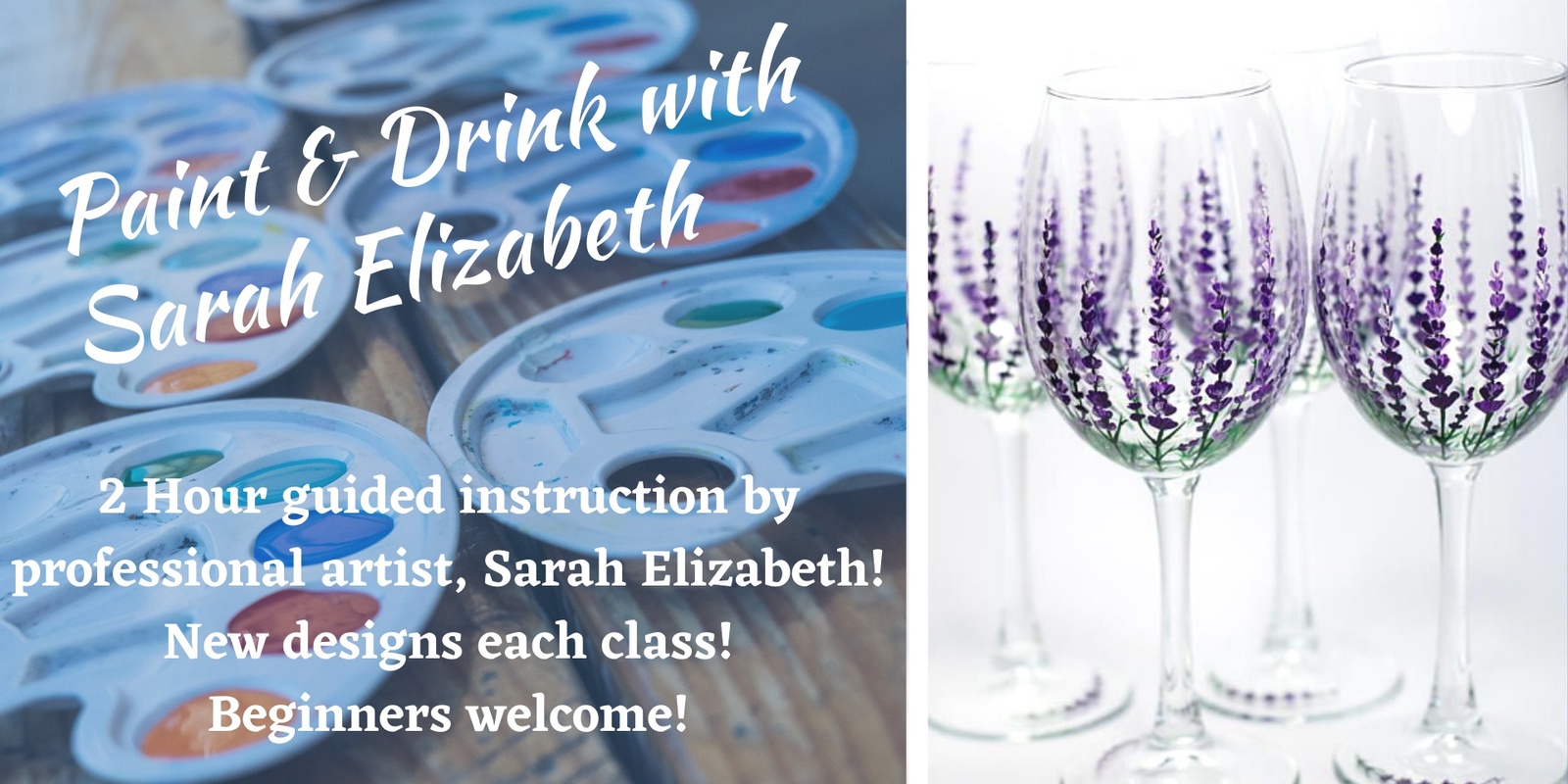 Banner image for Paint & Drink Wine Glasses - Mother's Day Edition!