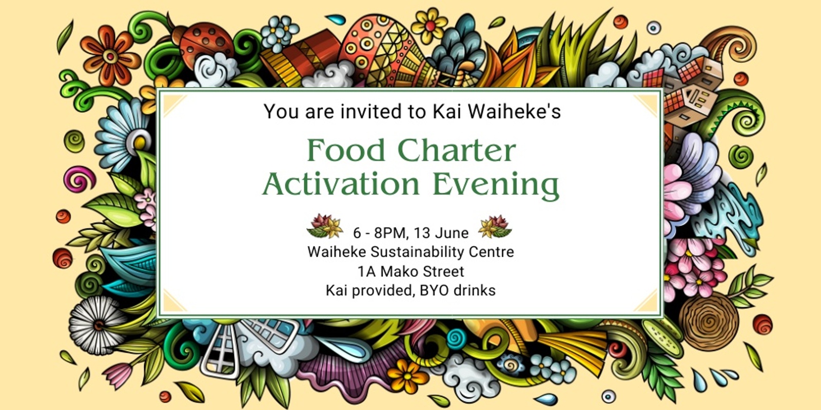 Banner image for Kai Waiheke Food Charter Activation Evening