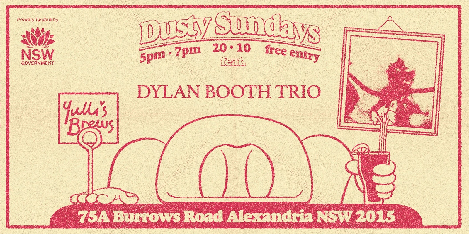 Banner image for DUSTY SUNDAYS - Dylan Booth Trio