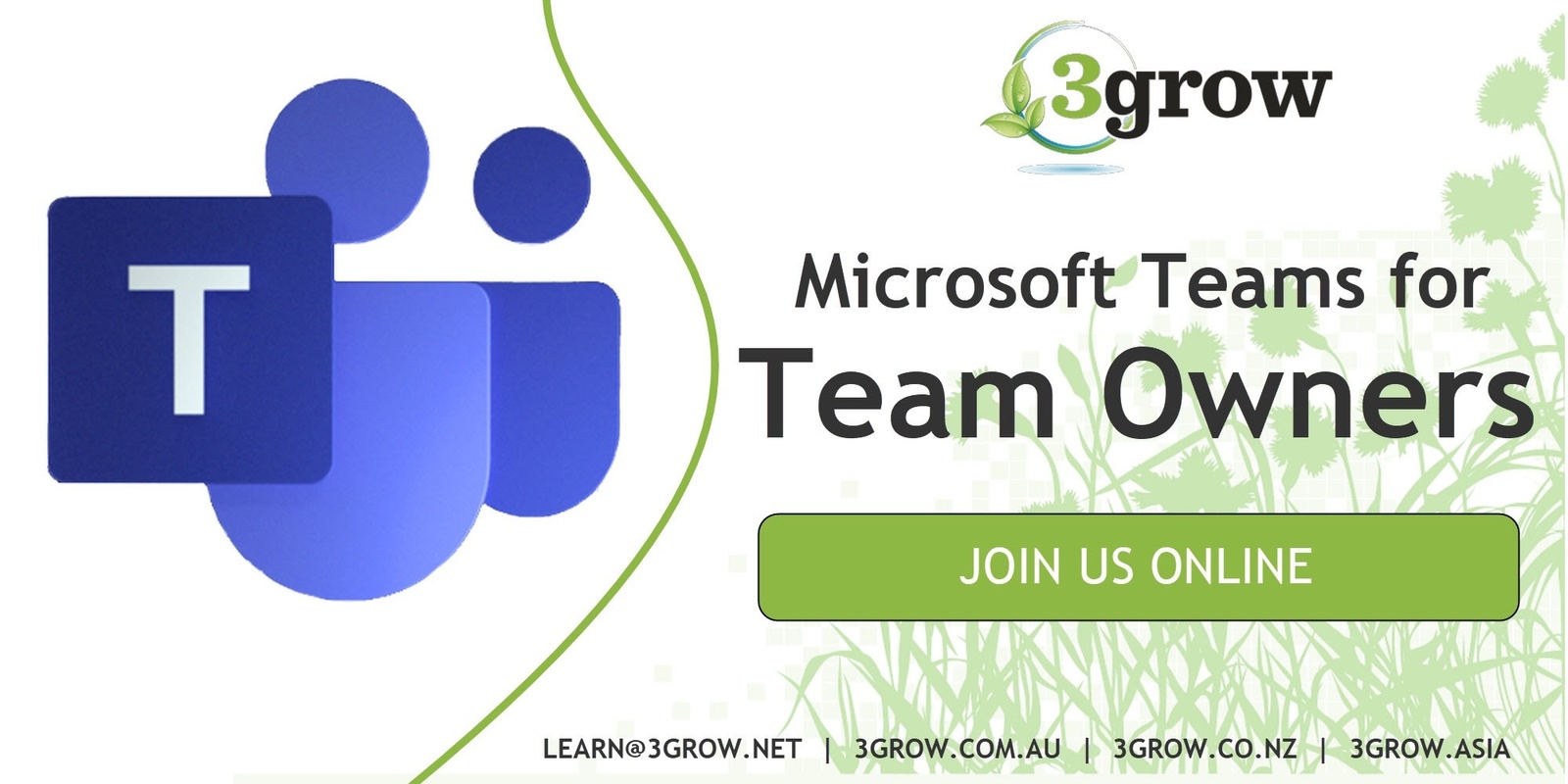 Banner image for Microsoft Teams & Microsoft 365 Groups, Online Training Course