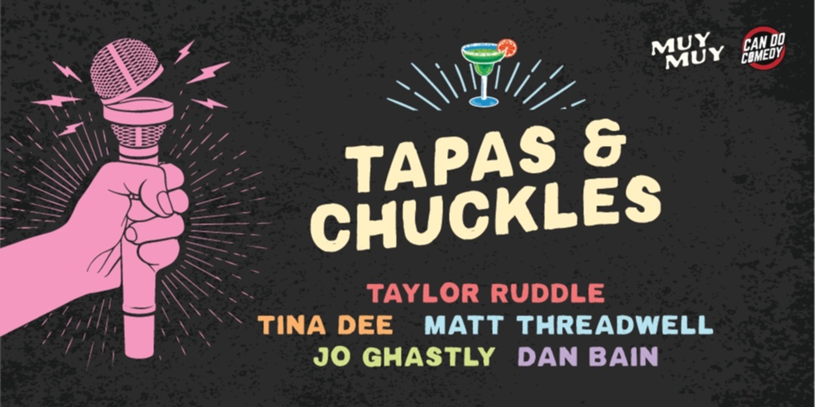 Banner image for Tapas & Chuckles