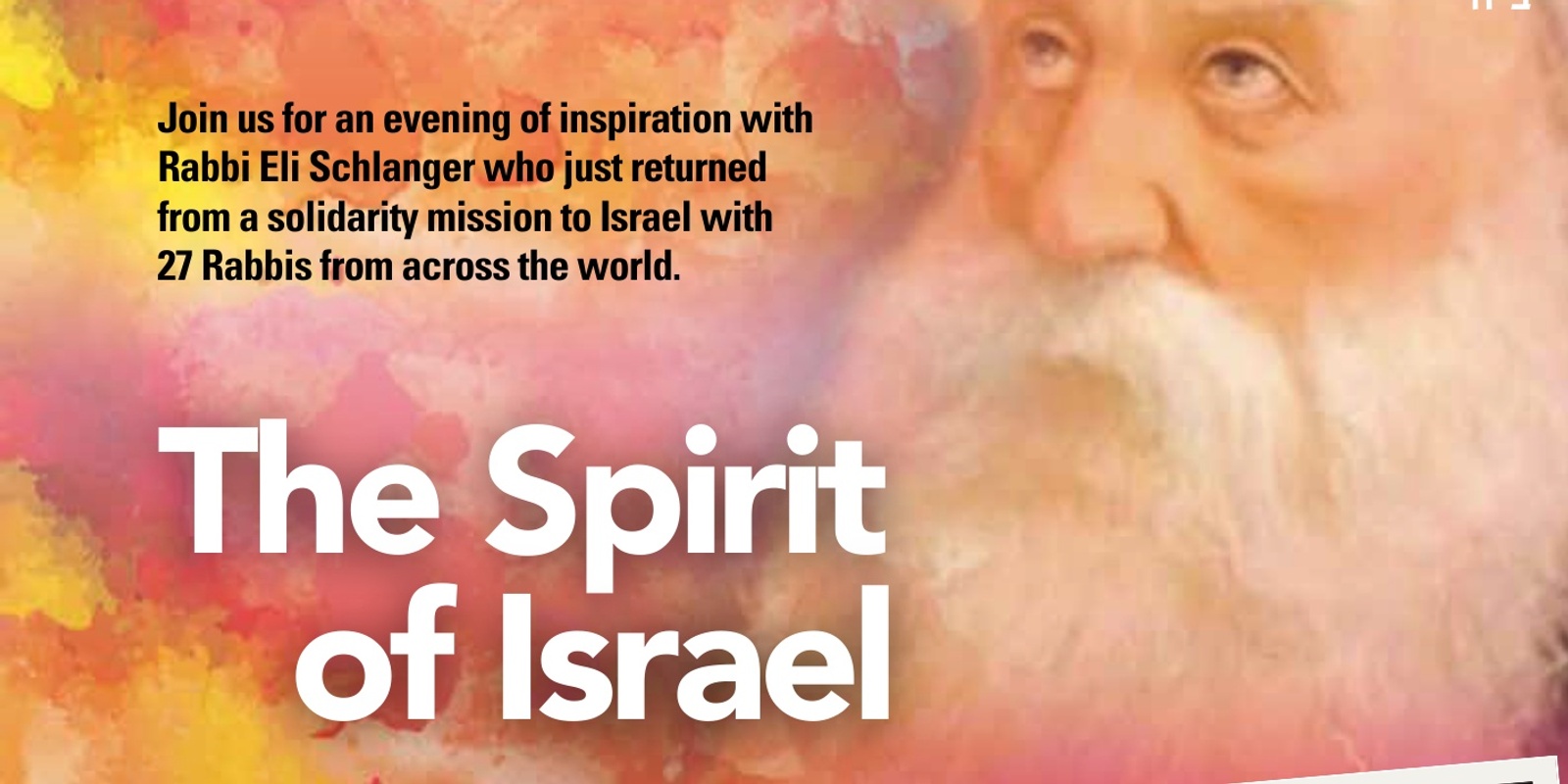 Banner image for The Spirit of Israel - Evening of Inspiration