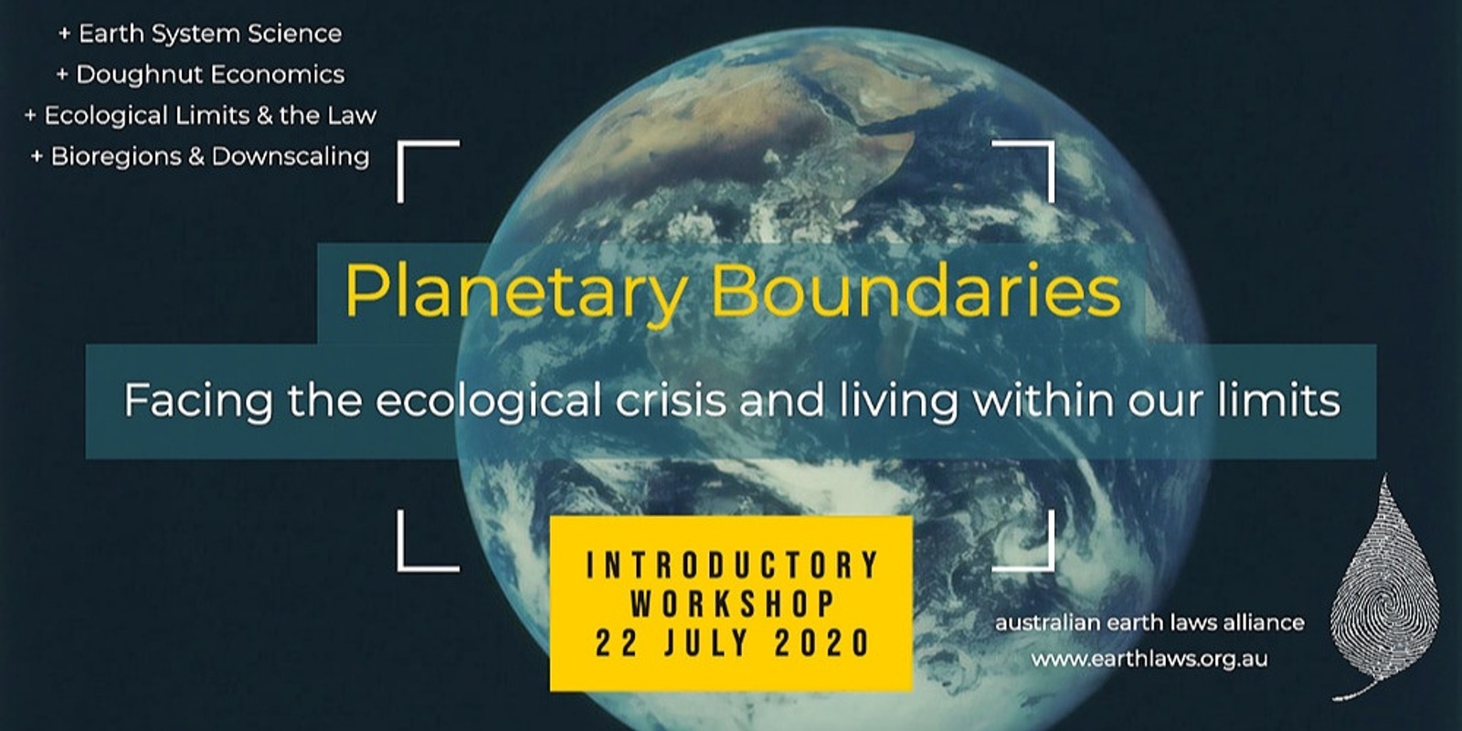 Banner image for Planetary Boundaries - Introductory Workshop