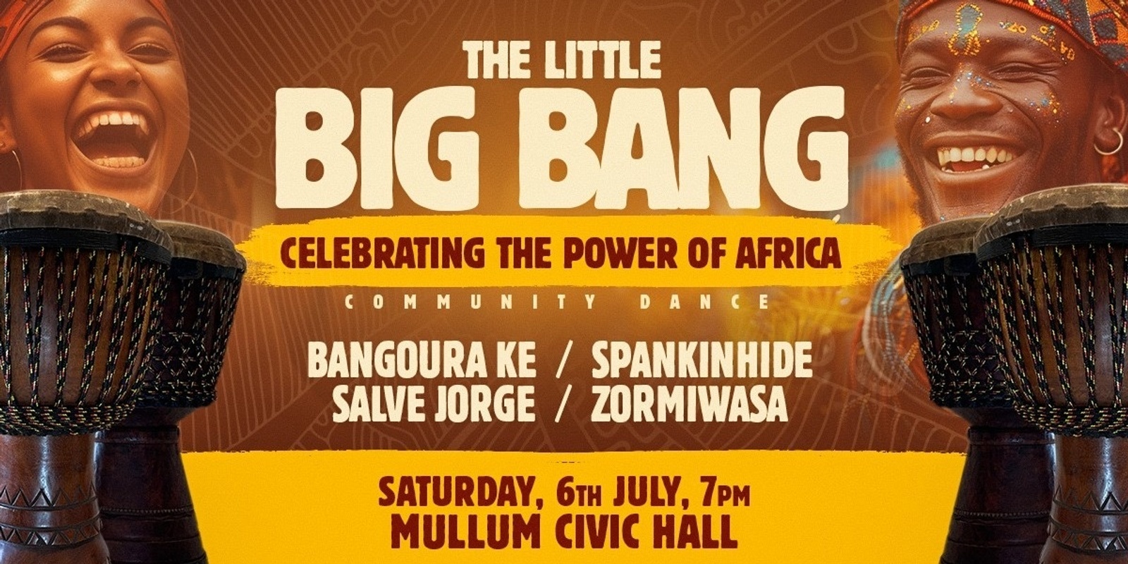 Banner image for Little Big Bang Mullumbimby - Celebrating the Power of Africa