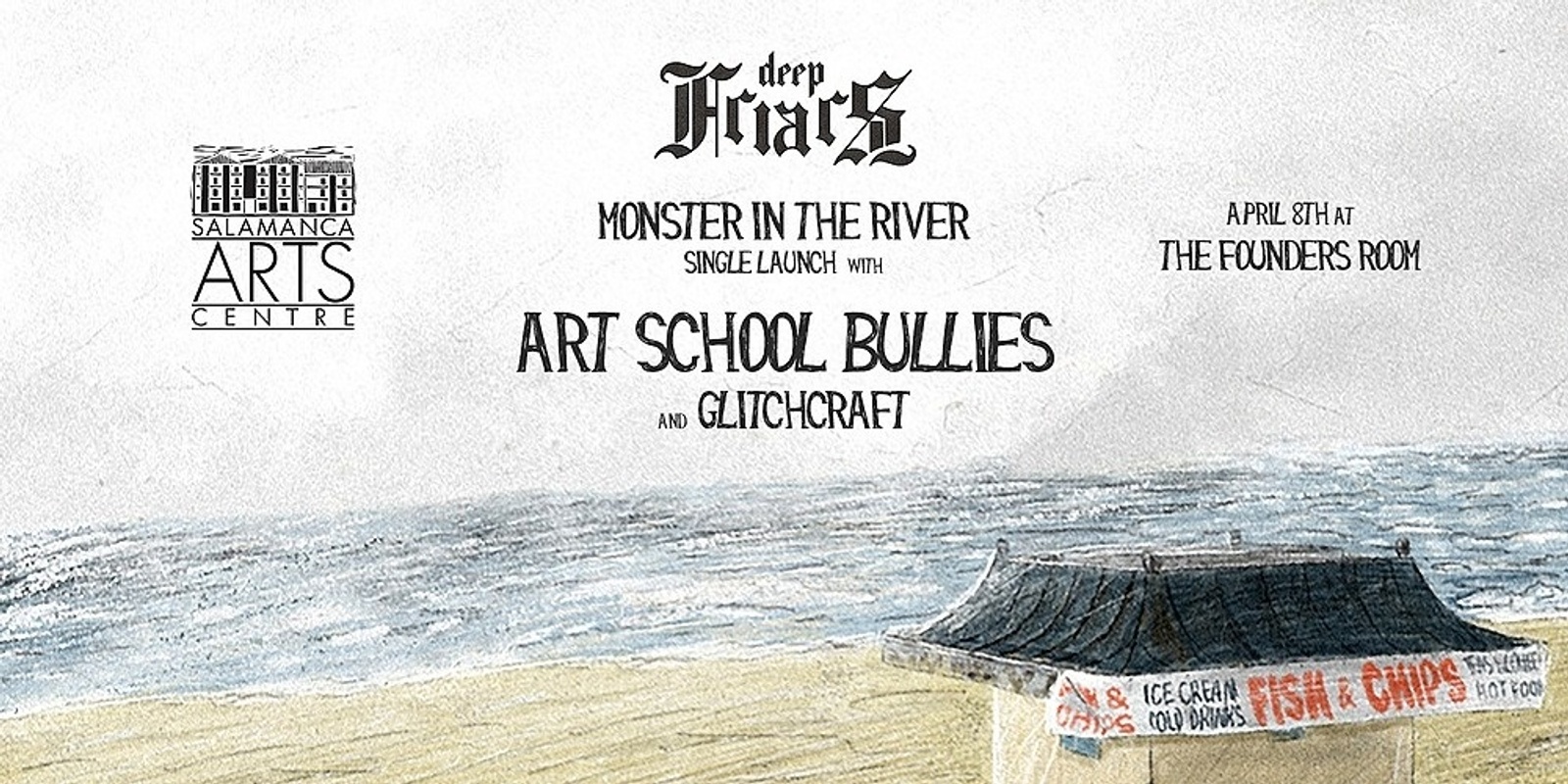 Banner image for Deep Friars // supported by Monster in the River, Art School Bullies & Glitchcraft 