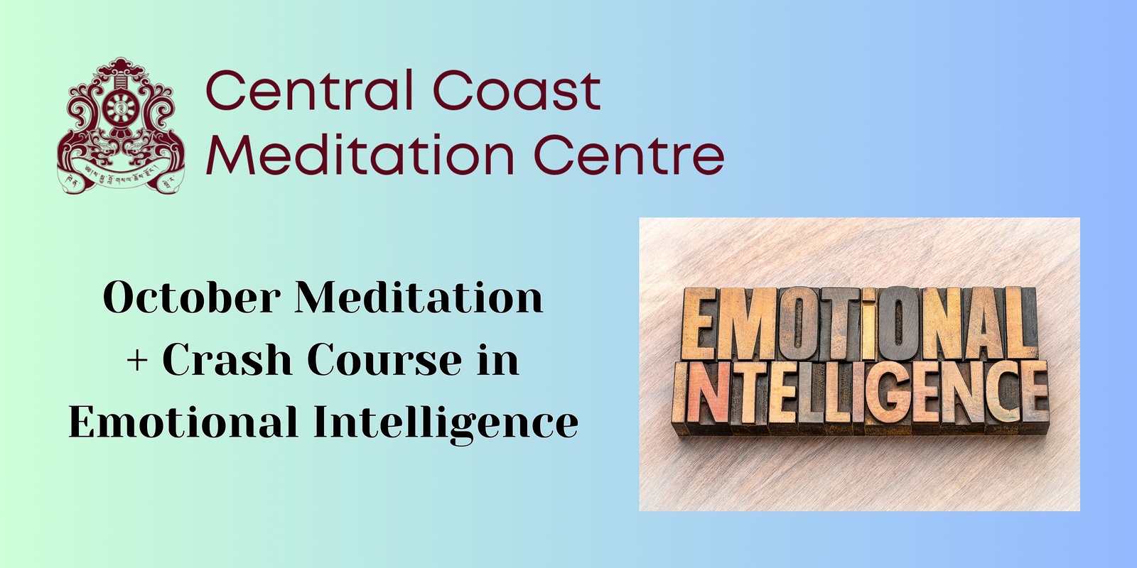 Banner image for October Meditation + Crash Course in Emotional Intelligence