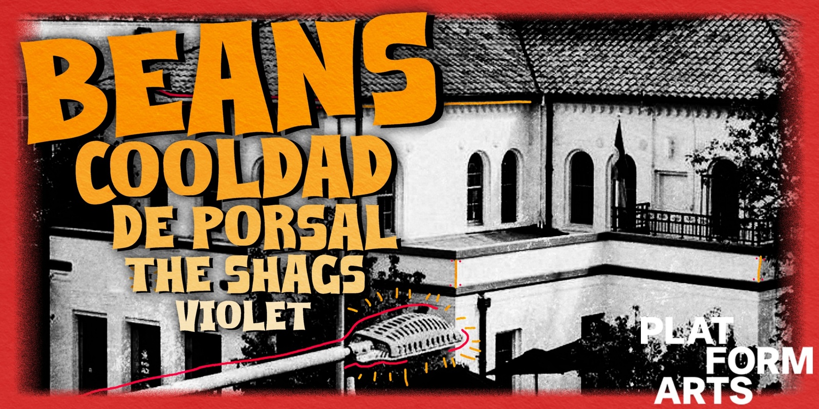 Banner image for Beans, Cooldad, De Porsal, The Shags + Violet | All Ages