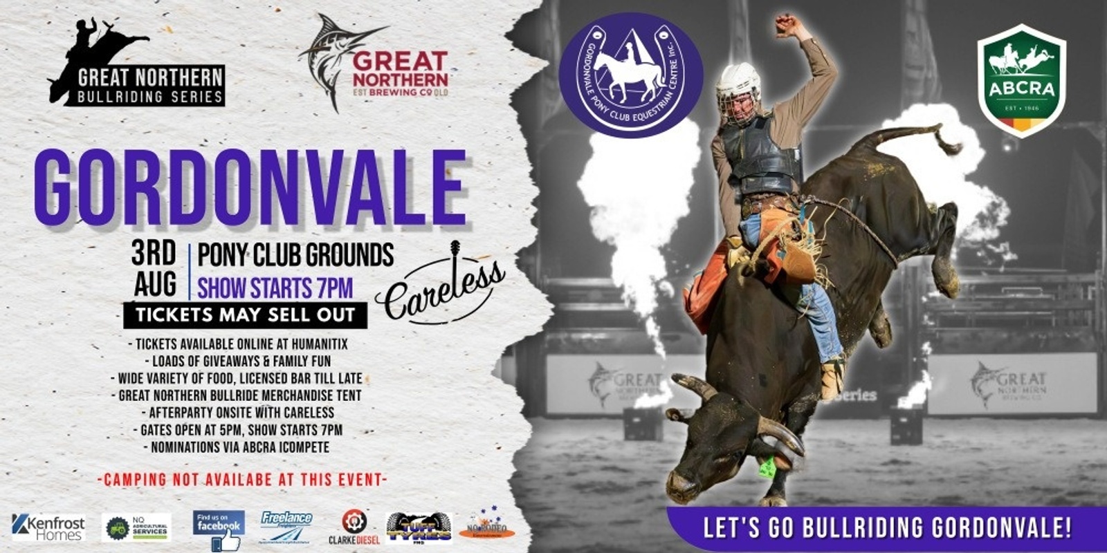 Banner image for Great Northern Bullriding Series | GORDONVALE
