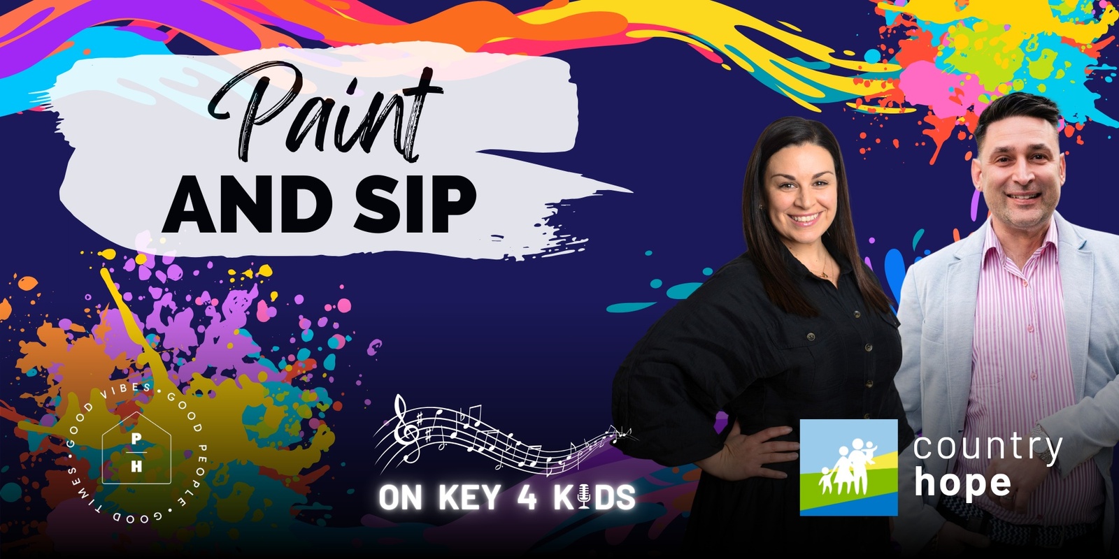 Banner image for On Key 4 Kids PAINT AND SIP