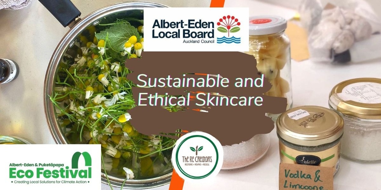 Banner image for Green Beauty: Creating Sustainable and Ethical Skincare, Mt Albert Library, Sunday 5 May 1.30pm-3.30pm