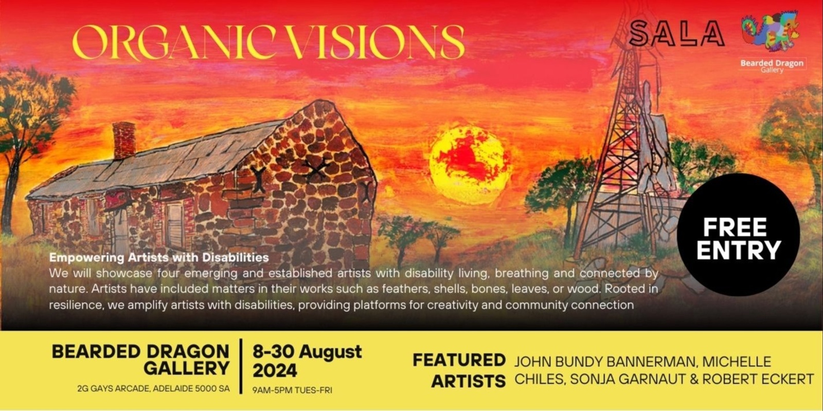 Banner image for Organic Visions - SALA Exhibition at the Bearded Dragon Gallery