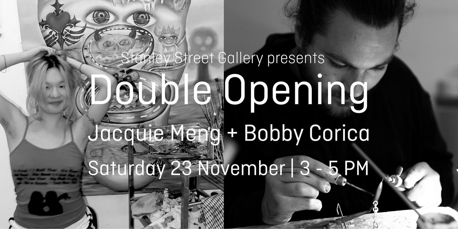 Banner image for Double Opening - JACQUIE MENG & BOBBY CORICA 