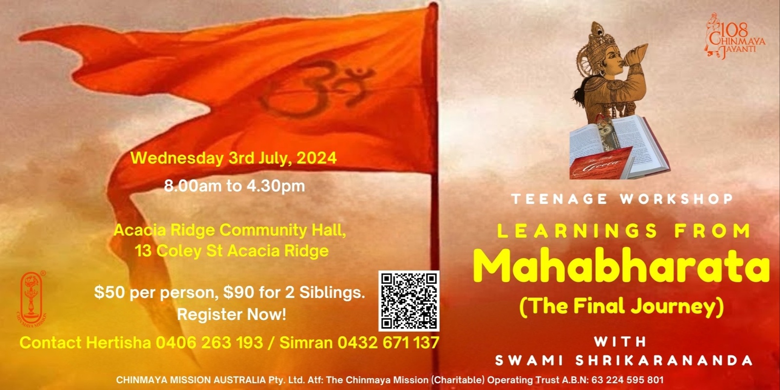 Banner image for Teenage Holiday Workshop "Mahabharata - The Final Journey"