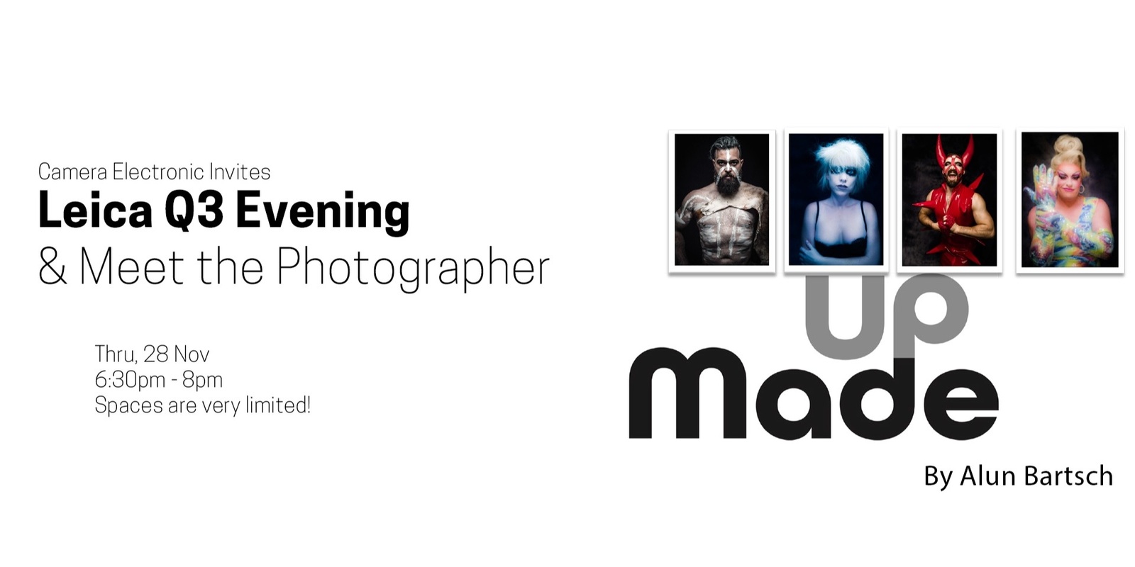 Banner image for Leica Q3 Evening & Meet the Photographer Alun Bartsch