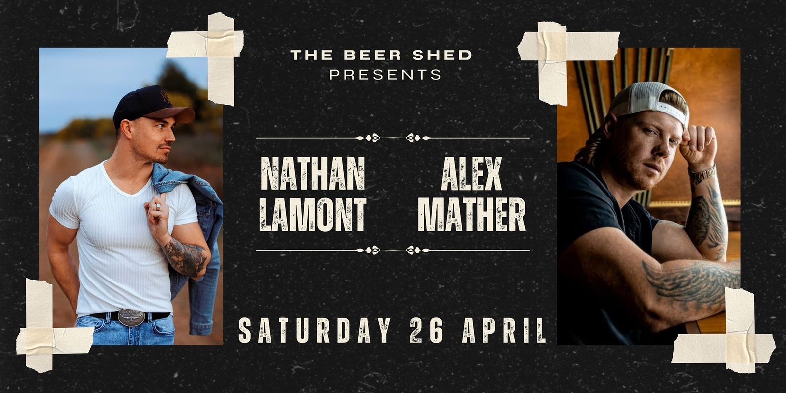 Banner image for Nathan Lamont & Alex Mather Live at The Beer Shed