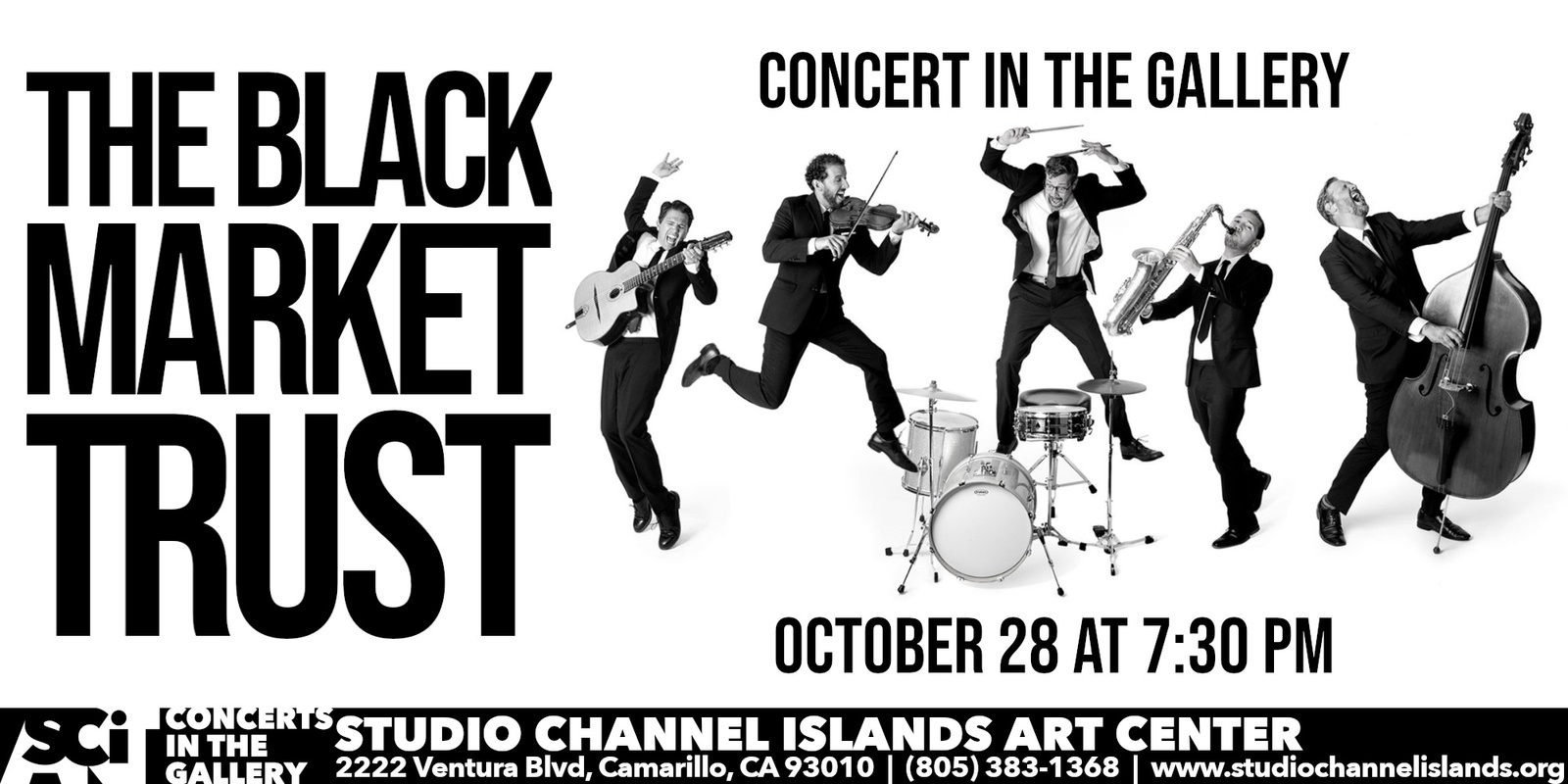 Banner image for Concert in the Gallery: The Black Market Trust