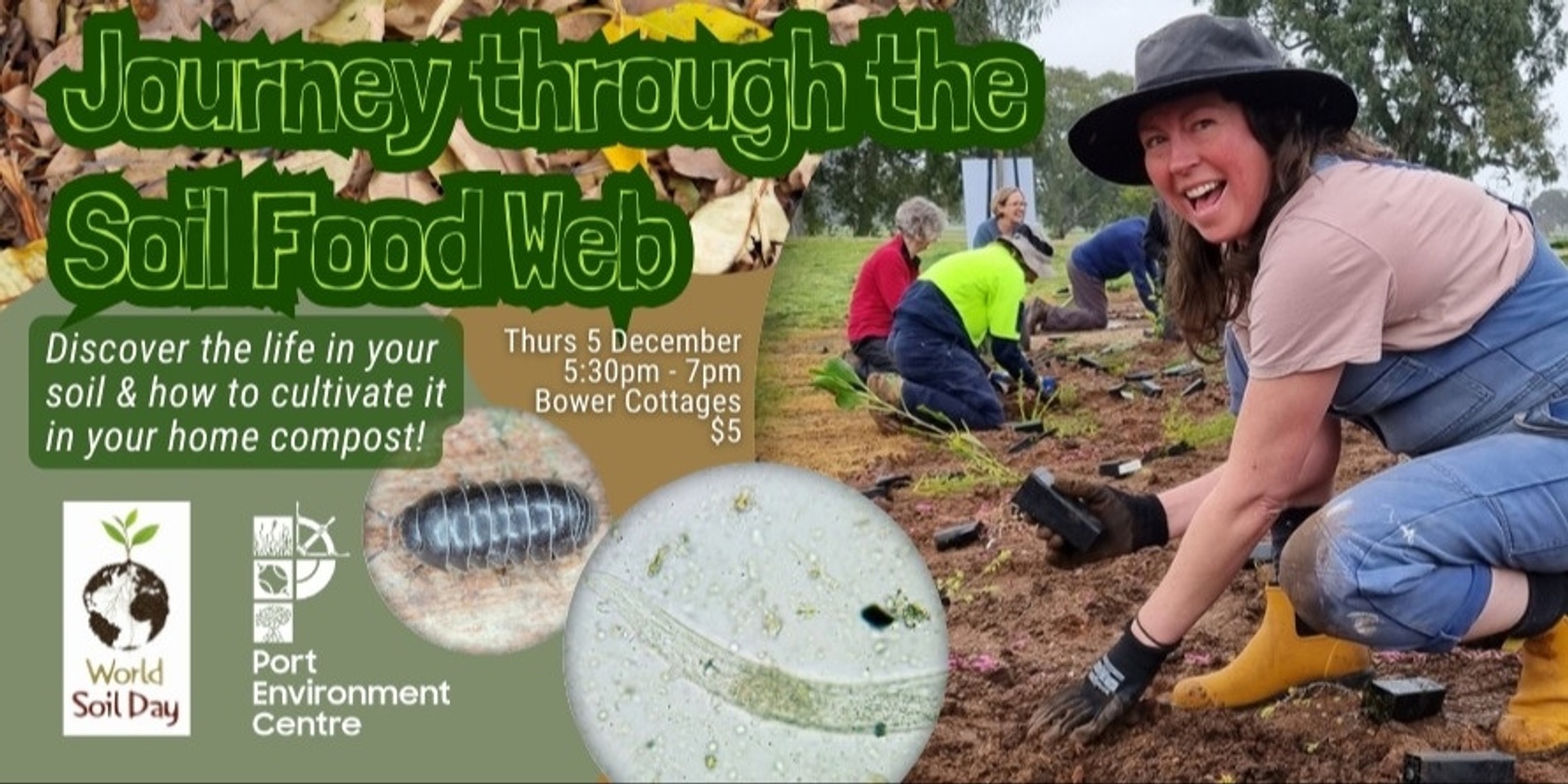 Banner image for Journey Through the Soil Food Web with Nat Giffney