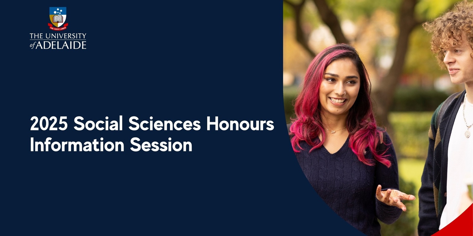 Banner image for 2025 Social Sciences Honours Information Session