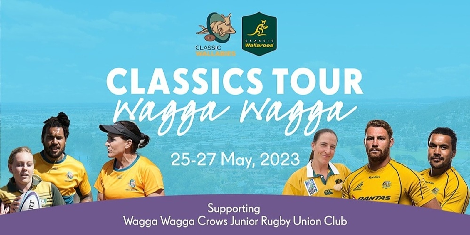 Banner image for Classic Wallabies and Wallaroos Vs SIRU Invitational Exhibition Game