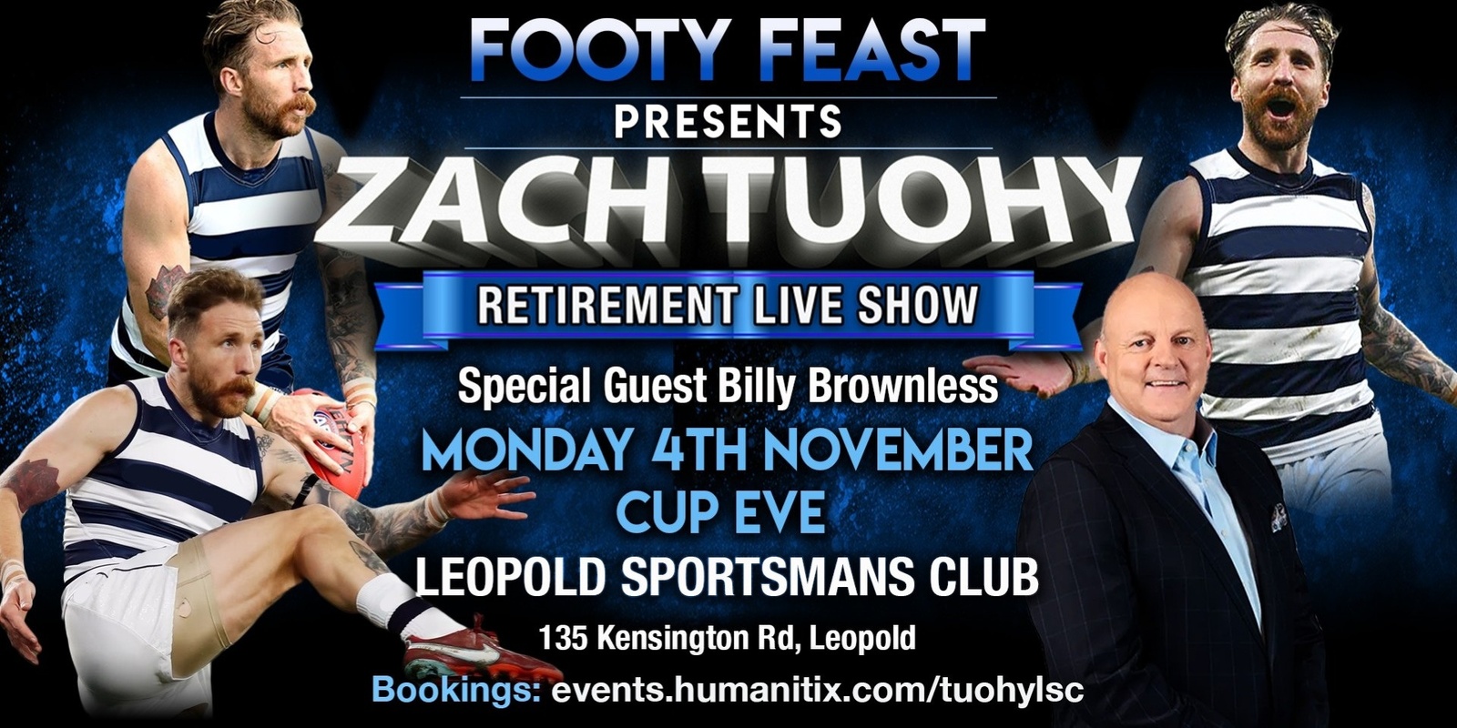 Banner image for Zach Tuohy Retirement "Live Show"