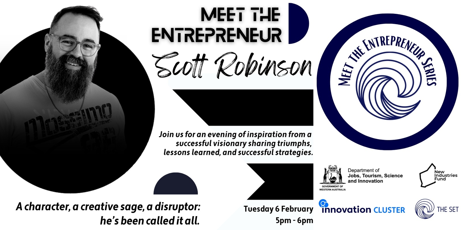 Banner image for Meet the Entrepreneur Series: Scott Robinson