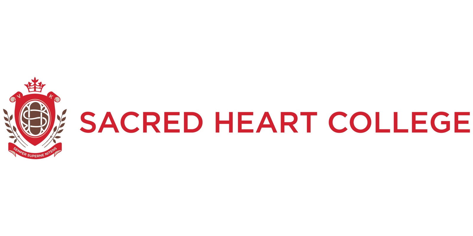 Sacred Heart College's banner