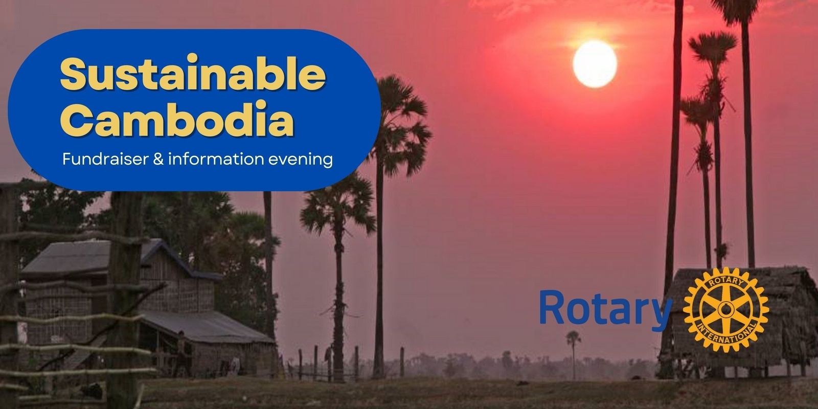 Banner image for Sustainable Cambodia Fundraiser and Information evening