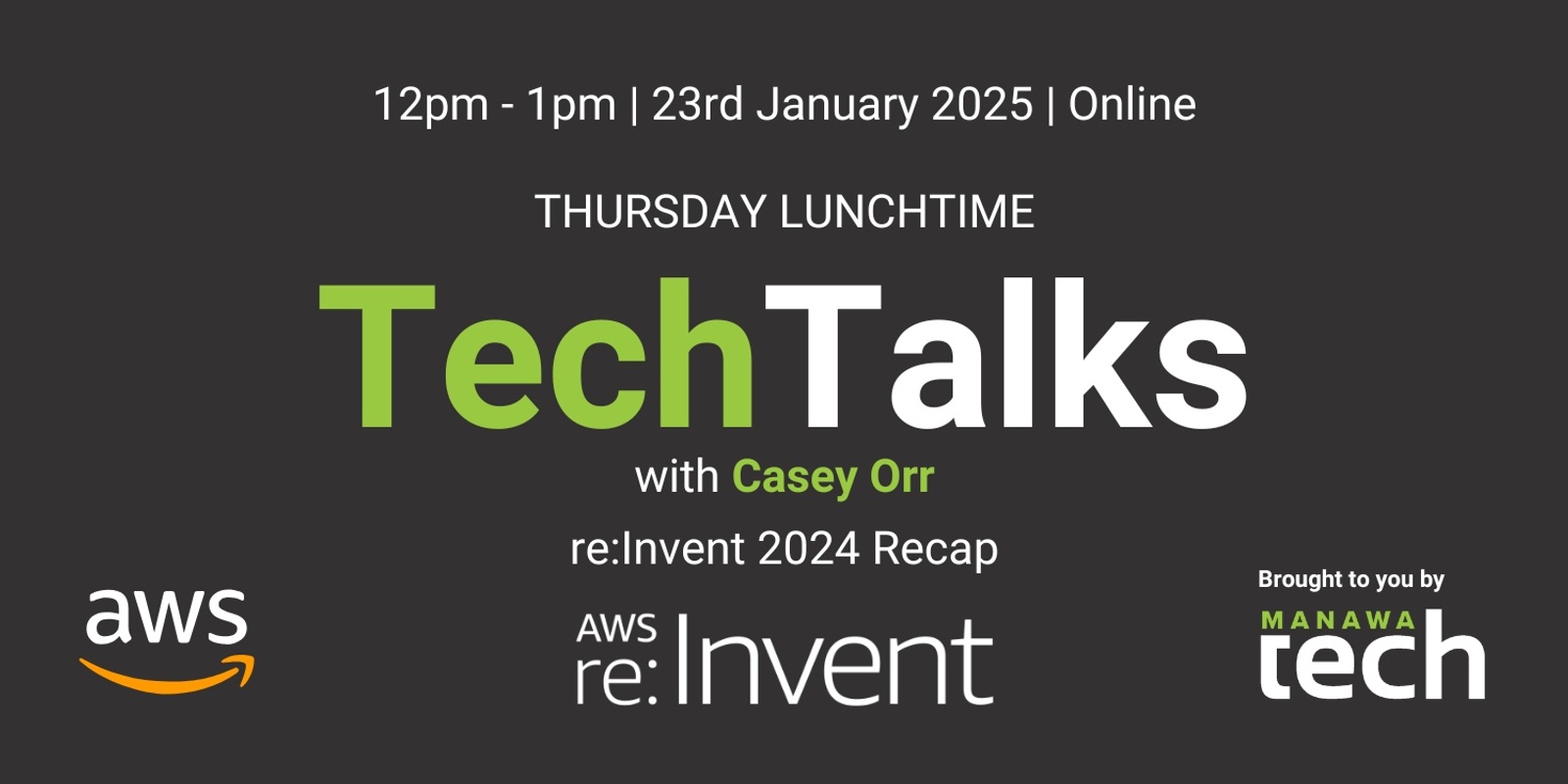 Banner image for Tech Talks: re:Invent 2024 Recap