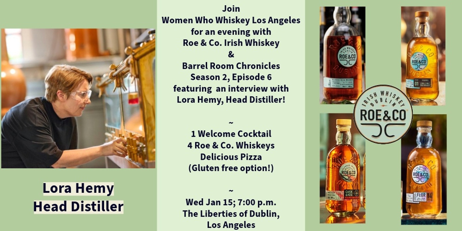 Banner image for Roe & Co. Irish Whiskey w/ Barrel Room Chronicles