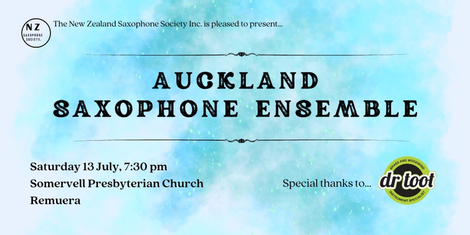 Banner image for Auckland Saxophone Ensemble - Debut Concert