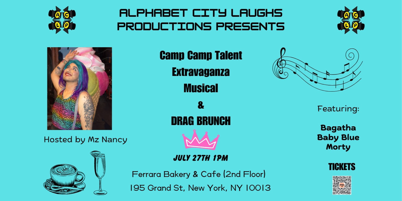 Banner image for Drag Brunch & Musical Comedy: Camp Camp Talent Extravaganza 
