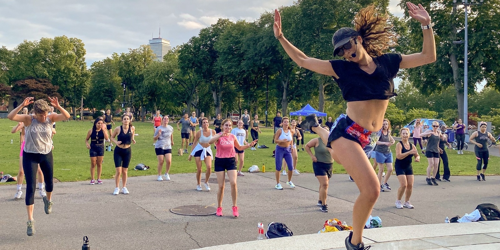 Banner image for River Fit 2024: Zumba led by Healthworks at the Hatch Shell