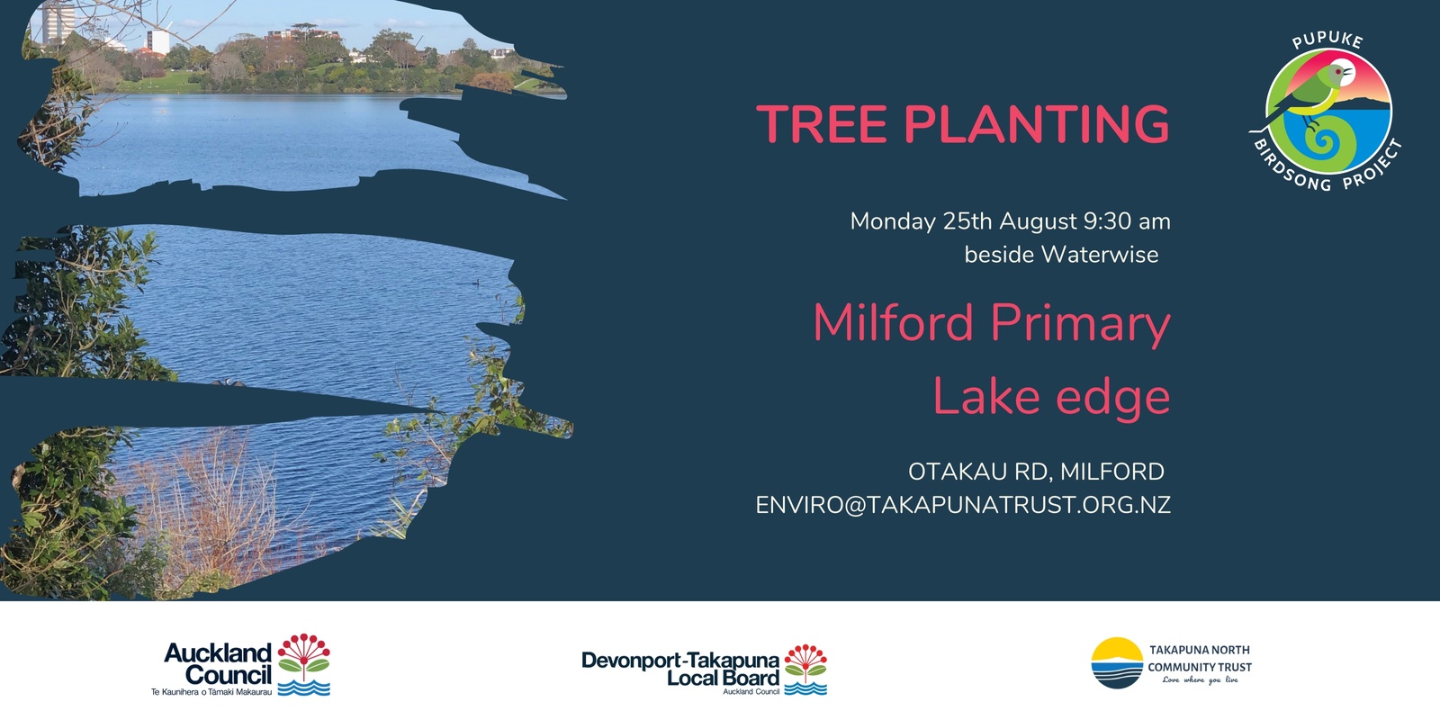 Banner image for Milford Primary Tree Planting - lake edge