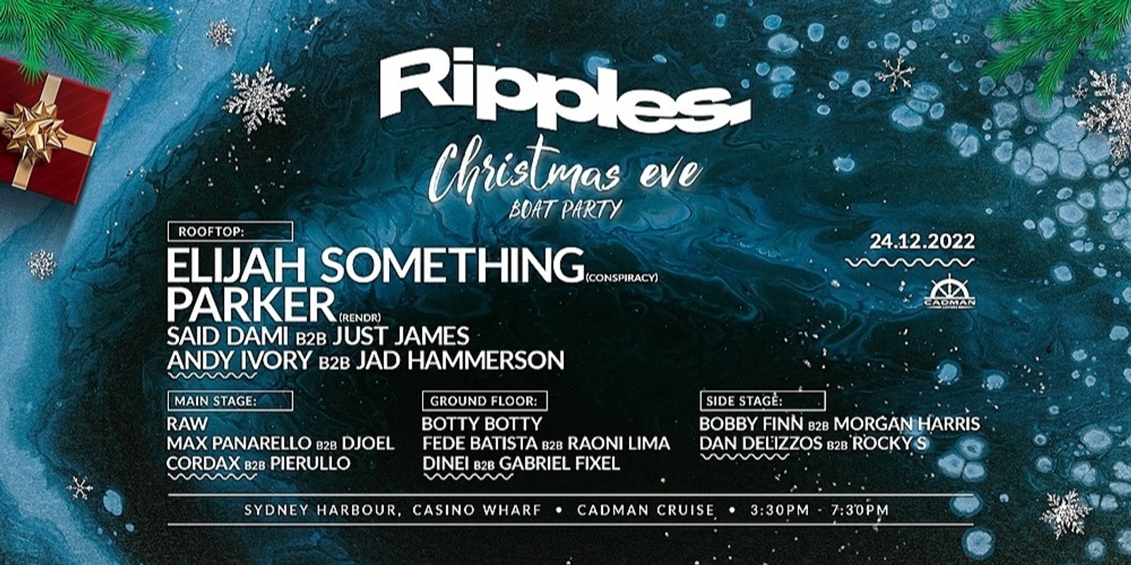 Banner image for RIPPLES XMAS EVE CRUISE