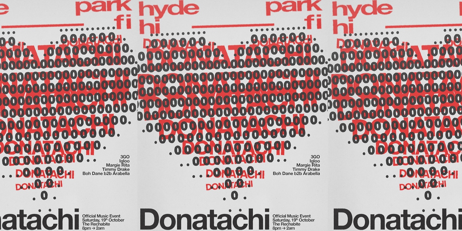 Banner image for Hyde Park Hi-Fi Pres. DONATACHI | 19.10