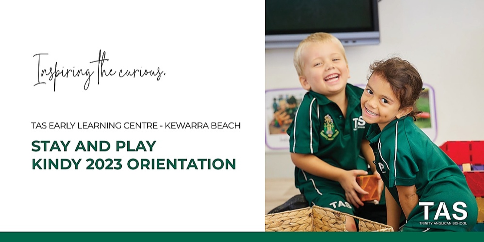 Banner image for TAS Kewarra Beach ELC - Stay and Play Orientation Day